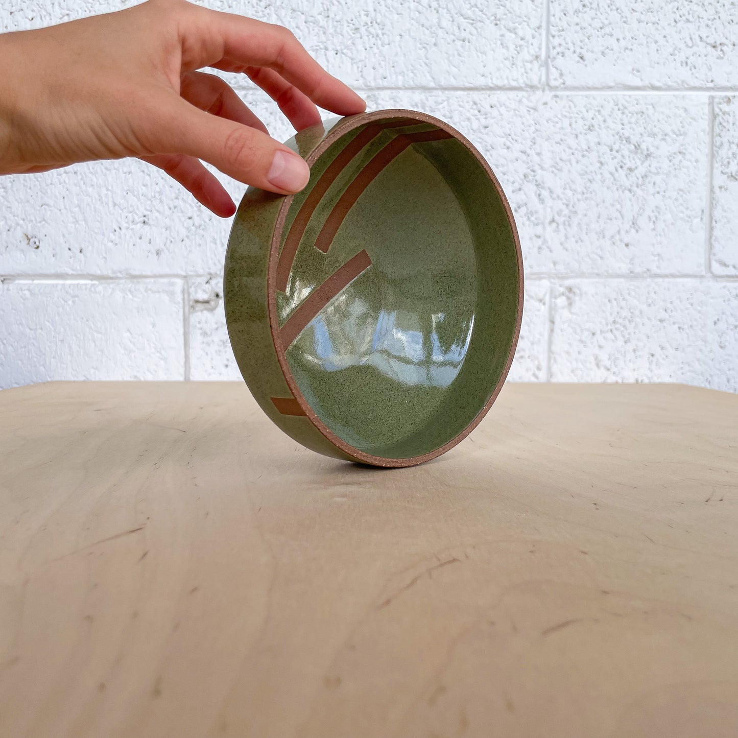 Bowl S | Brown - Green