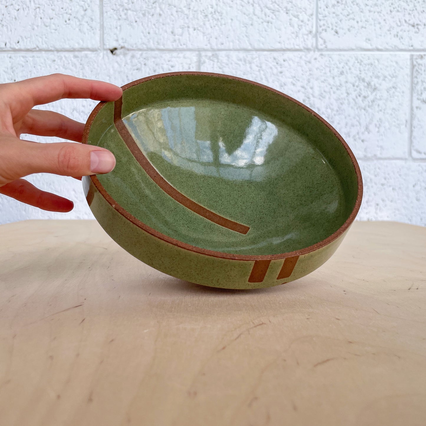 Bowl M | Brown - Green