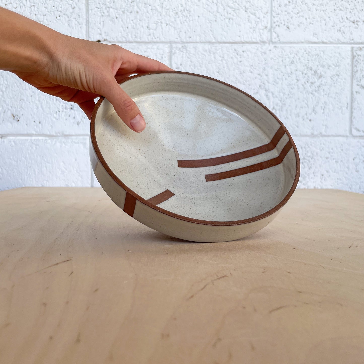 Bowl M | Brown - Green