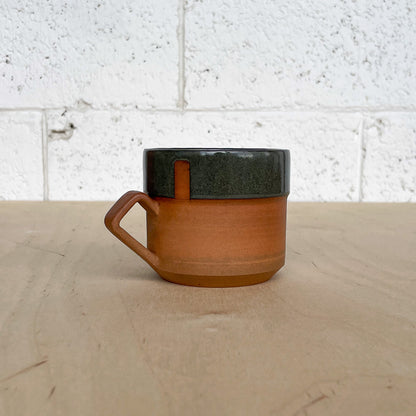 Orange Green Ocean Mug