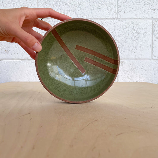 Bowl S | Brown - Green