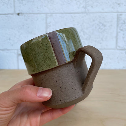 Big Mug | Gray / Green