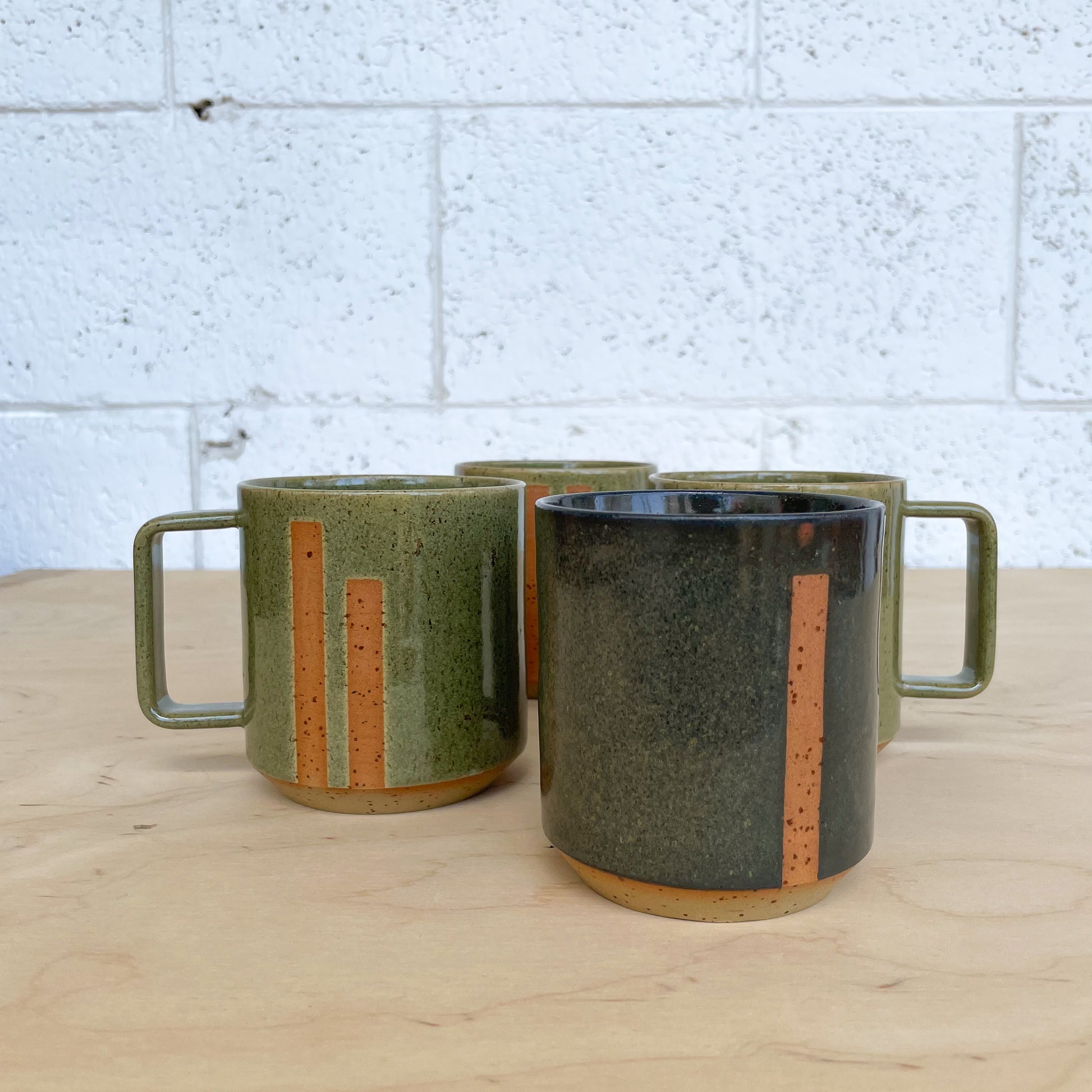 Big Mug | Spotted Yellow / Green / Ocean