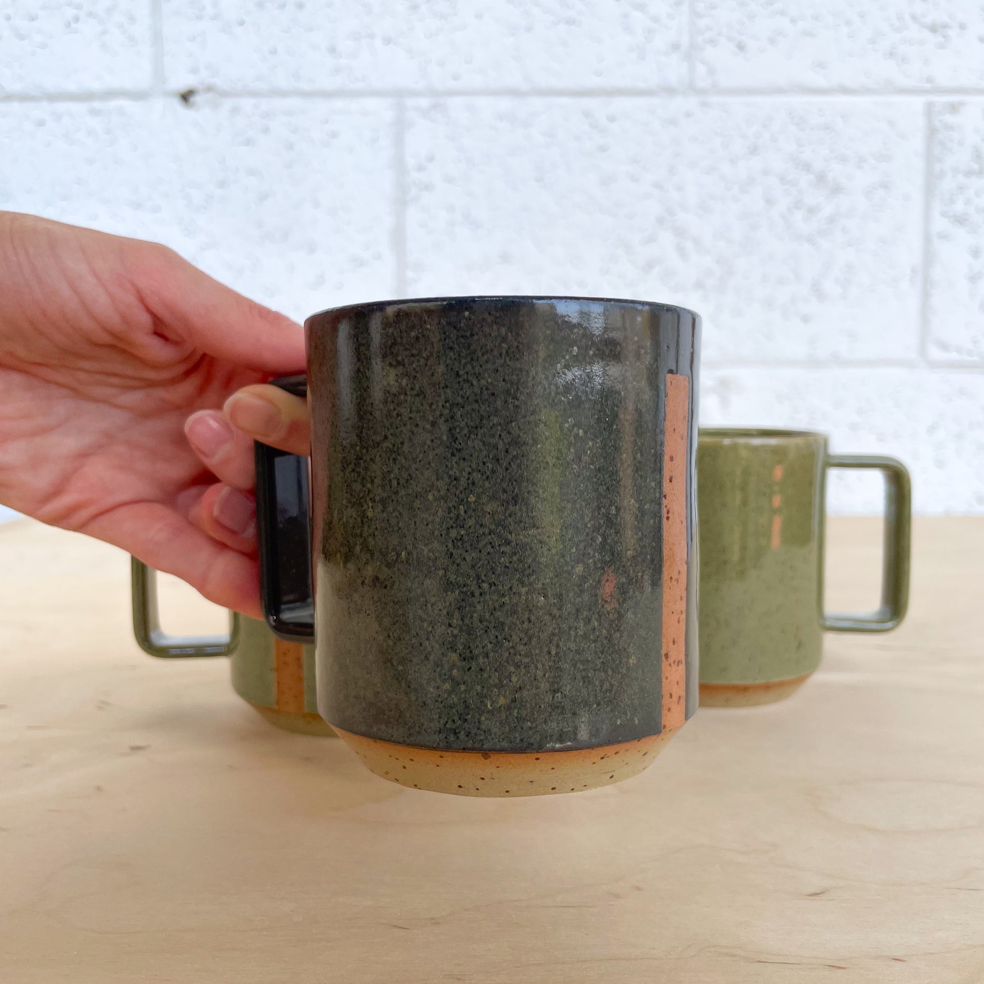 Big Mug | Spotted Yellow / Ocean