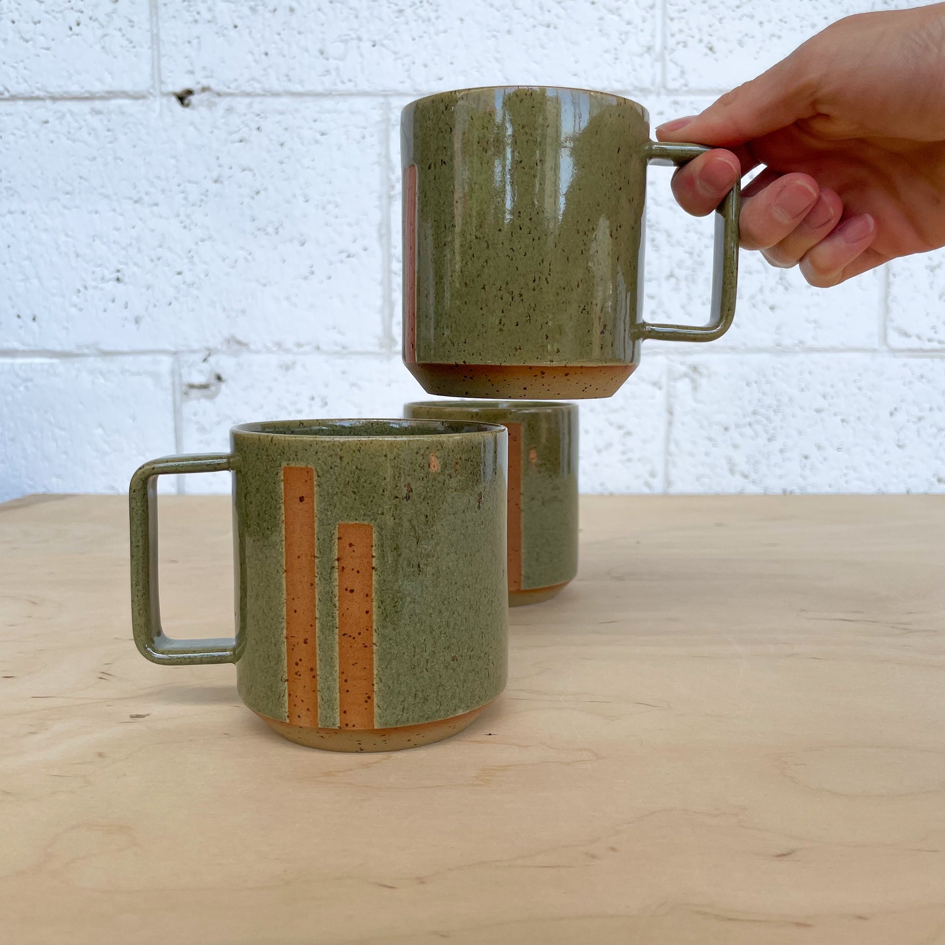 Big Mug | Spotted Yellow / Green