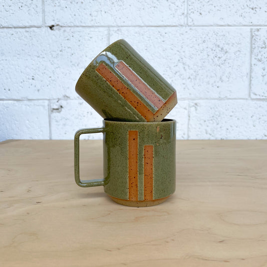 Big Mug | Spotted Yellow / Green