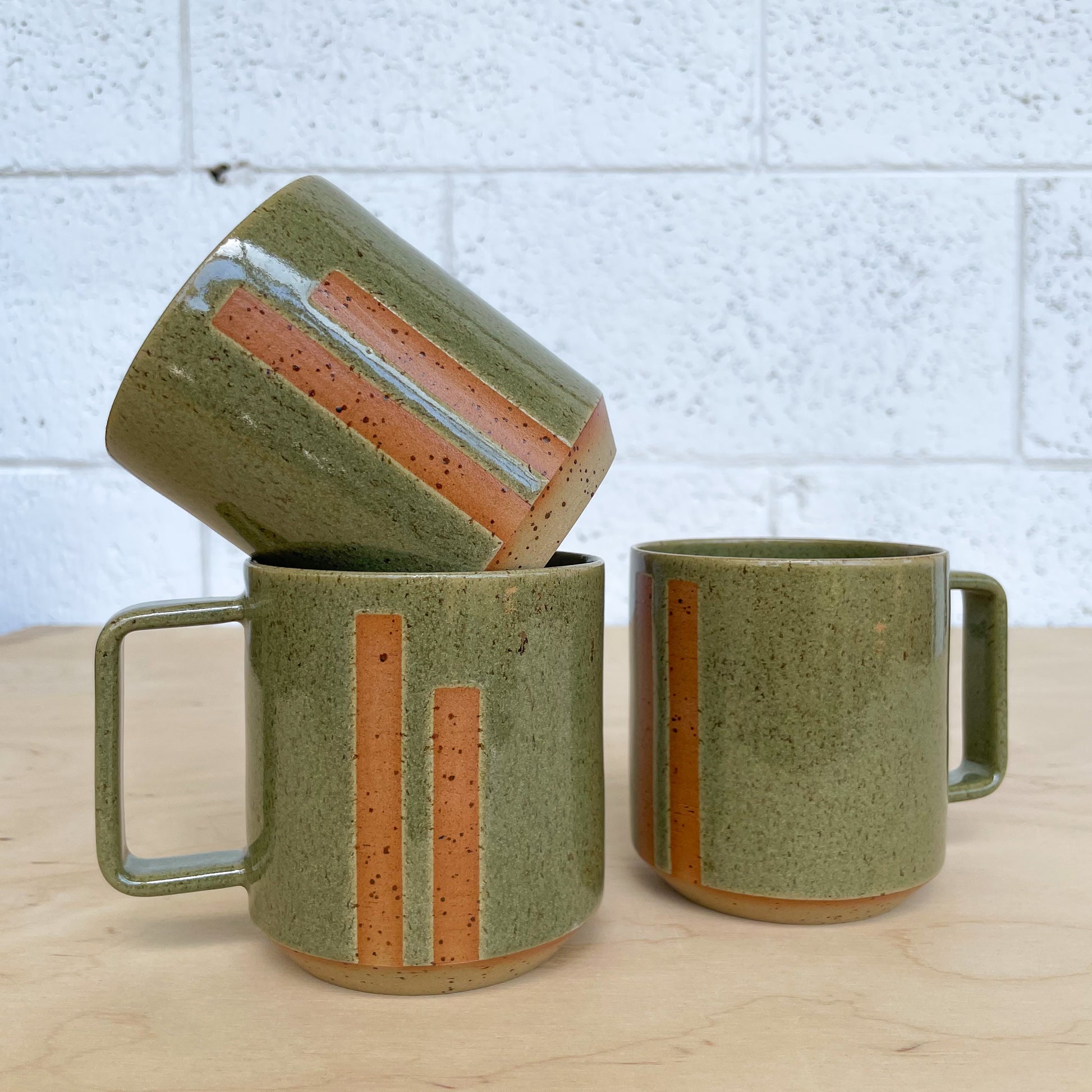 Big Mug | Spotted Yellow / Green